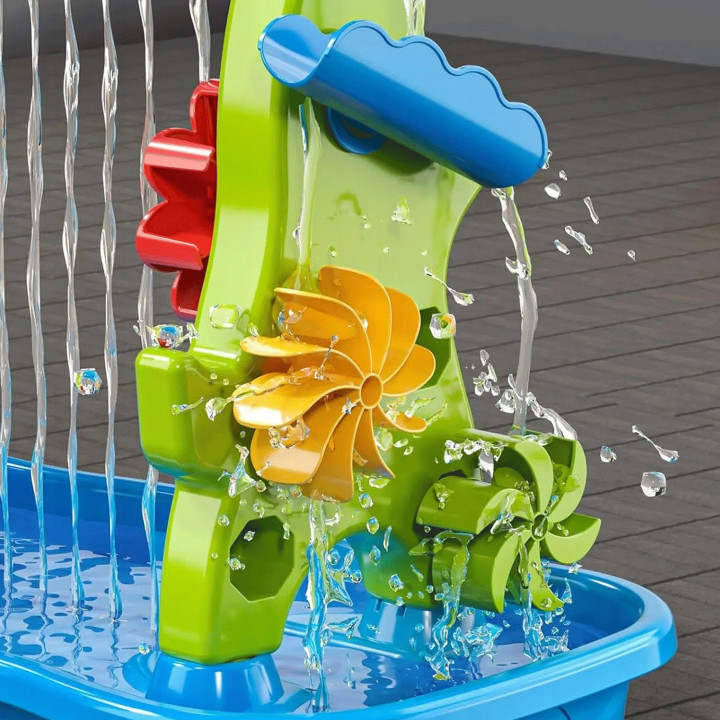 WOOPIE Ogromny Aquapark Stolik Wodny 6w1 Piaskownica Wodospad Tor Wodn