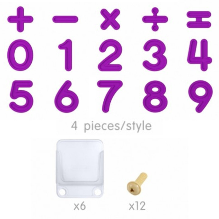 MASTERKIDZ Zestaw Cyferek i Znaków do Nauki Liczenia i Matematyki do P