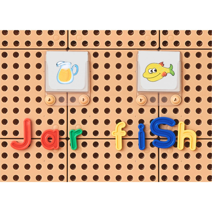 MASTERKIDZ Alfabet Zestaw Liter (Dużych i Małych) do Paneli Ściennych 