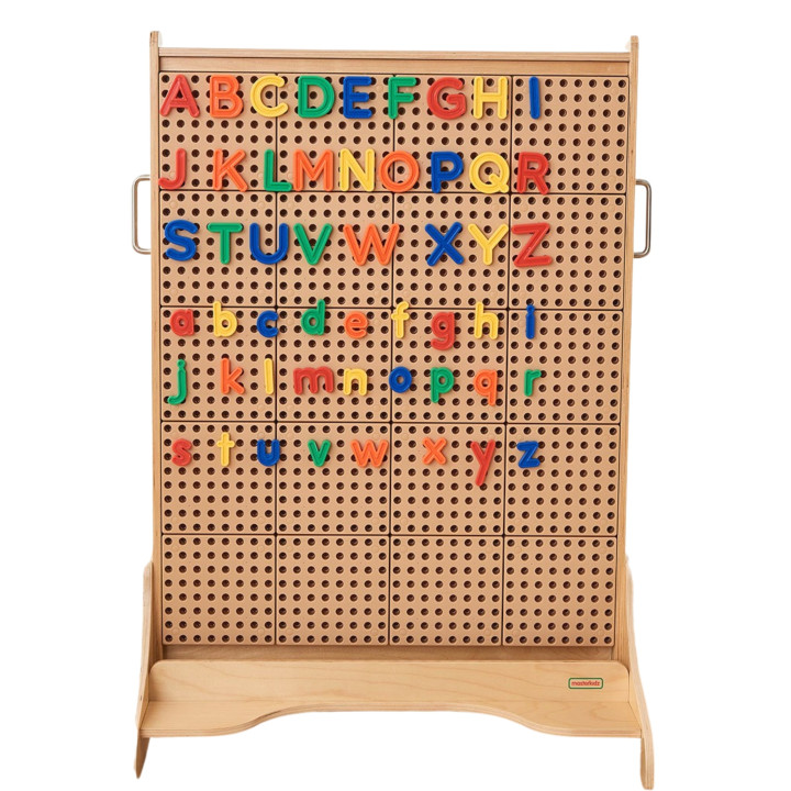 MASTERKIDZ Alfabet Zestaw Liter (Dużych i Małych) do Paneli Ściennych 