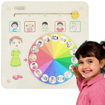 MASTERKIDZ Tablica Edukacyjna Nauka Emocji Zarządzanie Emocjami Montes
