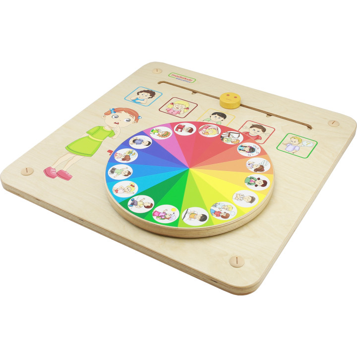 MASTERKIDZ Tablica Edukacyjna Nauka Emocji Zarządzanie Emocjami Montes