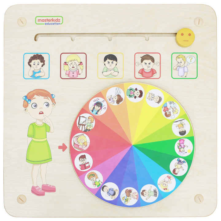 MASTERKIDZ Tablica Edukacyjna Nauka Emocji Zarządzanie Emocjami Montes