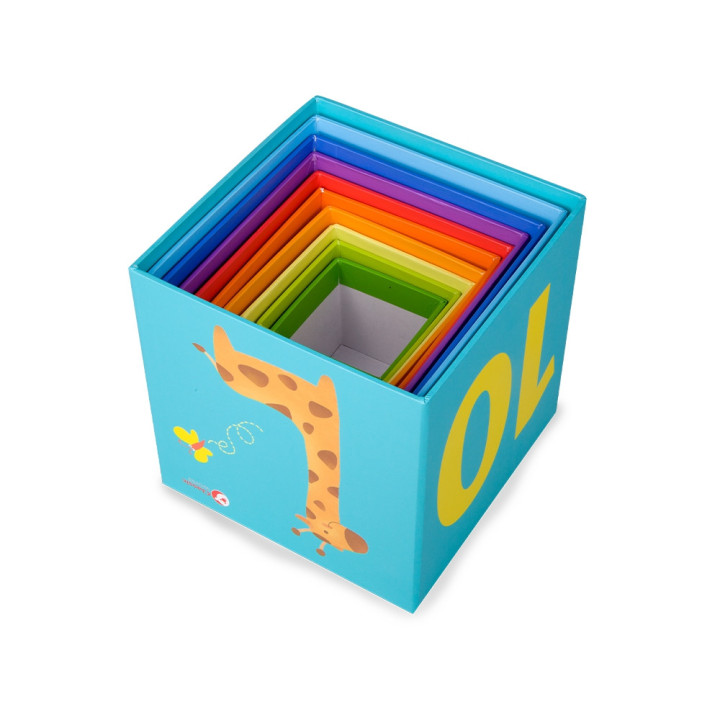 CLASSIC WORLD Magic Box Klocki Układanka Wieża Pudełko Zabawka Edukacy