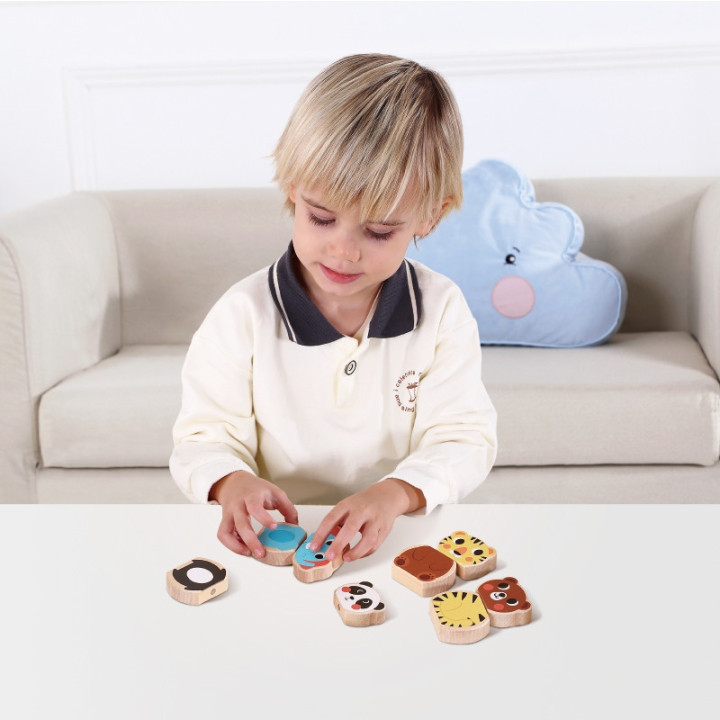 TOOKY TOY Box Pudełko XXL Montessori Edukacyjne 7w1 Sensoryczne 19-21 