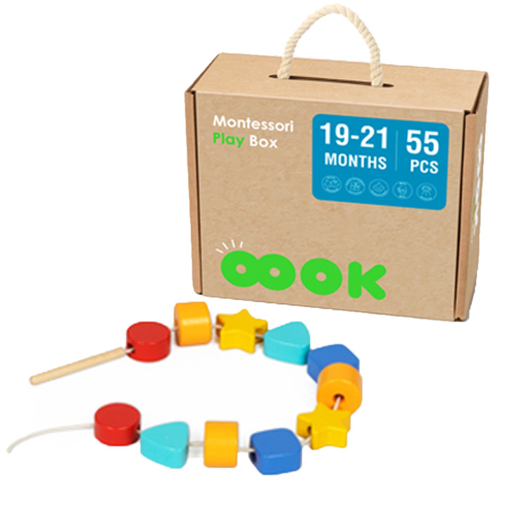 TOOKY TOY Box Pudełko XXL Montessori Edukacyjne 7w1 Sensoryczne 19-21 