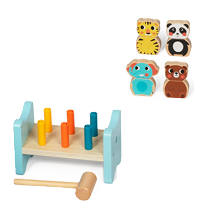 TOOKY TOY Box Pudełko XXL Montessori Edukacyjne 7w1 Sensoryczne 19-21 