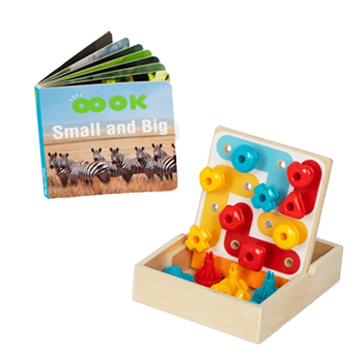 TOOKY TOY Box Pudełko XXL Montessori Edukacyjne 7w1 Sensoryczne 19-21 