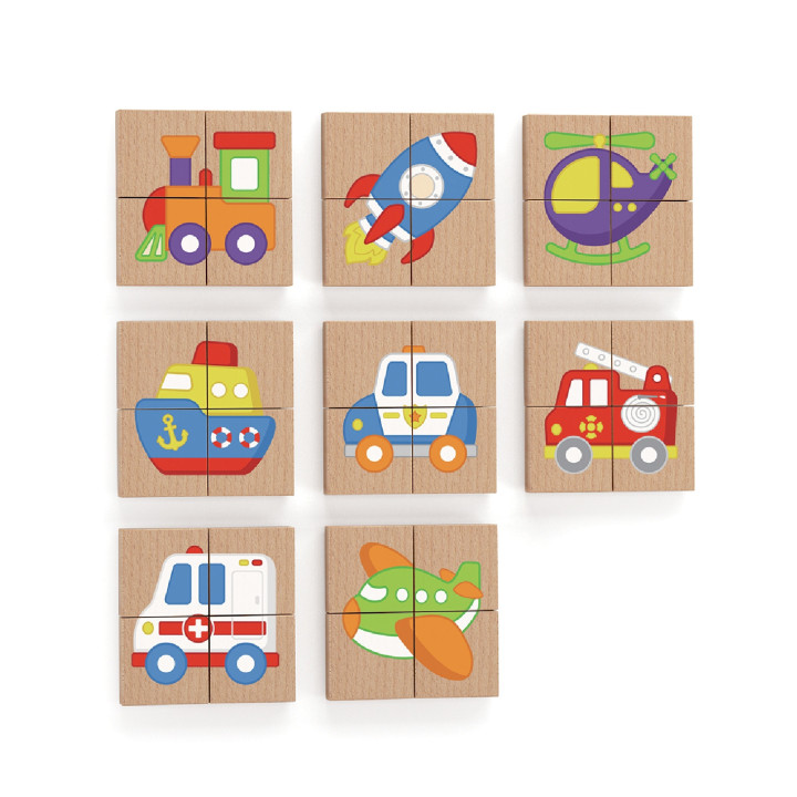 Viga Układanka drewniana Montessori puzzle magnetyczne edukacyjne poja