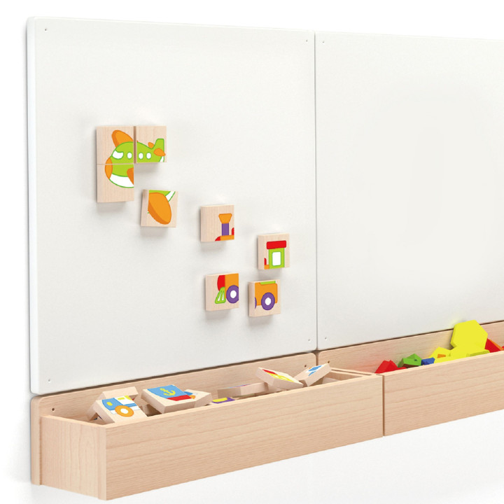 Viga Układanka drewniana Montessori puzzle magnetyczne edukacyjne poja