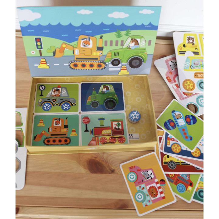 TOOKY TOY Układanka Edukacyjna Montessori Magnetyczne Pudełko dla Dzie