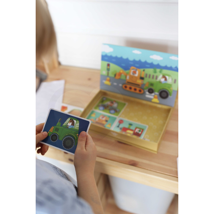 TOOKY TOY Układanka Edukacyjna Montessori Magnetyczne Pudełko dla Dzie