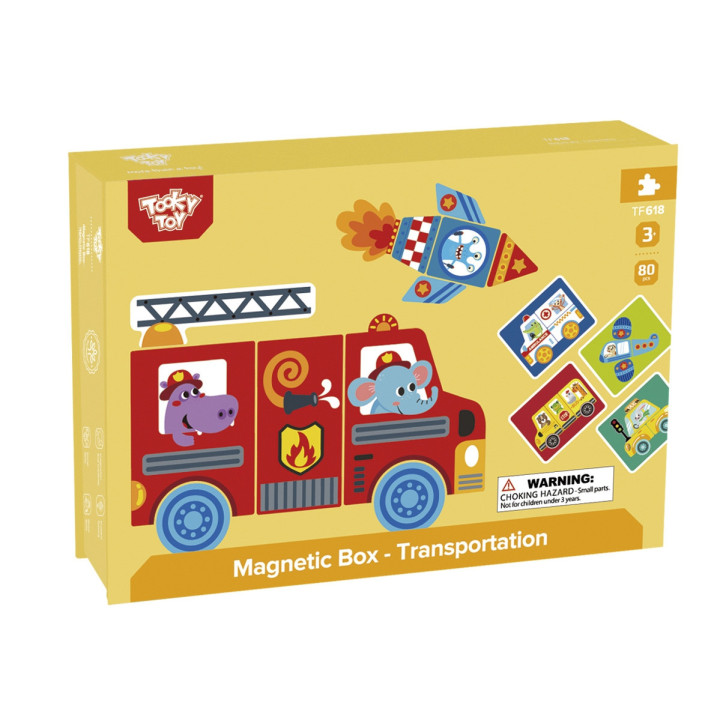 TOOKY TOY Układanka Edukacyjna Montessori Magnetyczne Pudełko dla Dzie