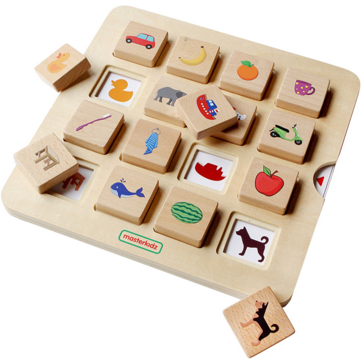MASTERKIDZ Gra Dopasuj Cienie Łączenie w Pary Rozpoznawanie Przedmiotó