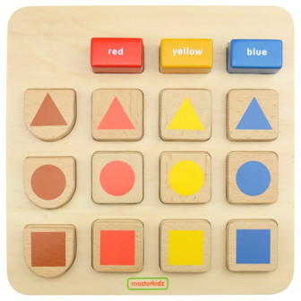 MASTERKIDZ Tablica Edukacyjna Sorter Kształty i Kolory
