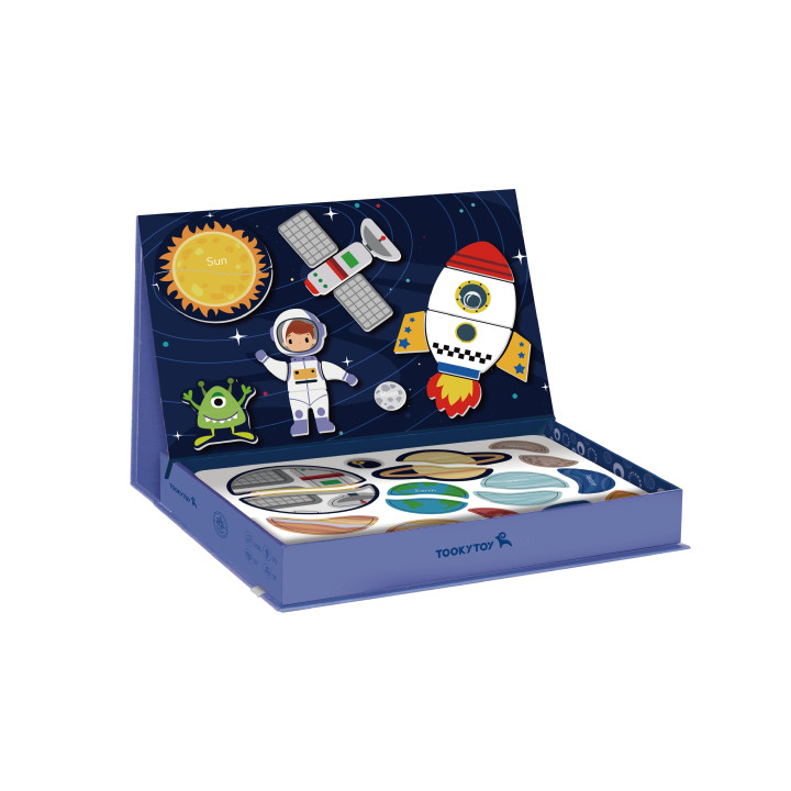 TOOKY TOY Układanka Magnetyczna Puzzle Montessori Pudełko Edukacyjne K