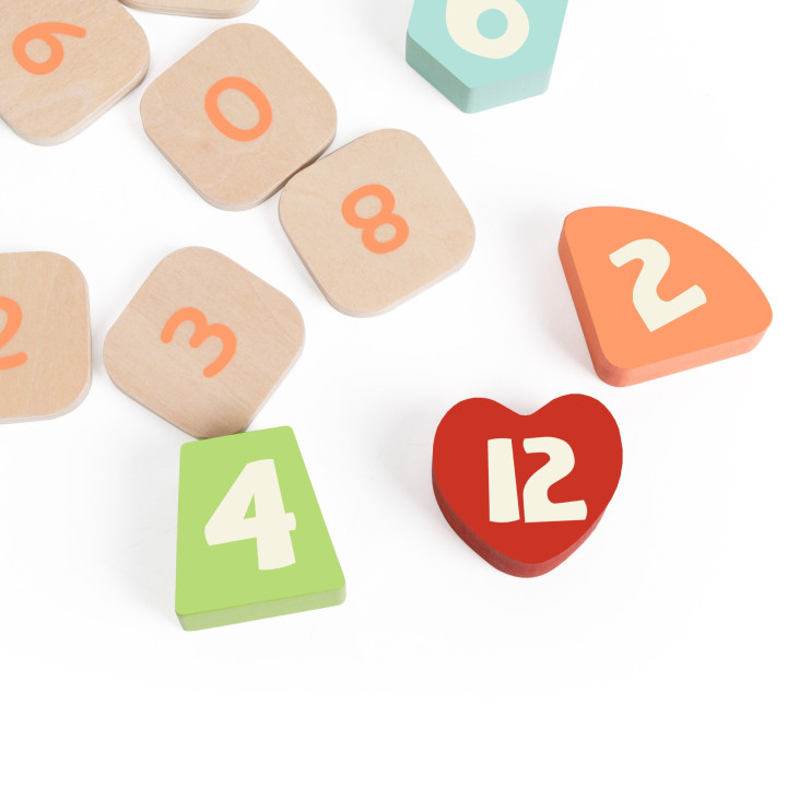 CLASSIC WORLD Zegar Miś Montessori Edukacyjny 3w1 Nauka Czasu Liczenia