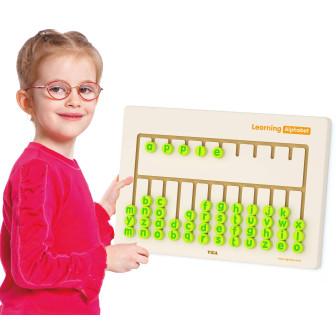 Viga Toys Tablica Sensoryczna Nauka Alfabetu