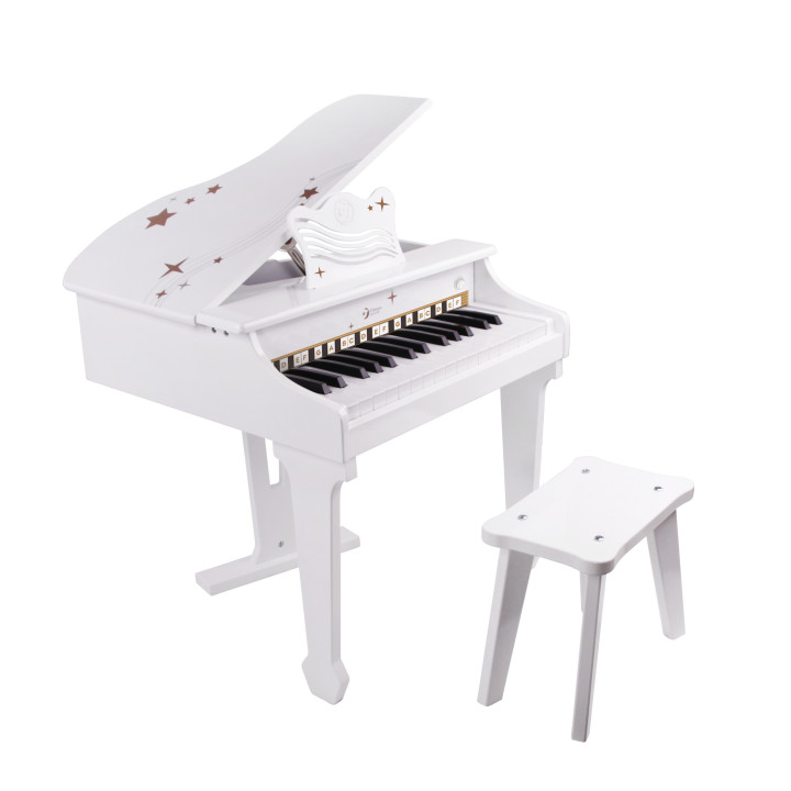 CLASSIC WORLD Duże Pianino Fortepian dla Dzieci z Krzesełkiem i Książe