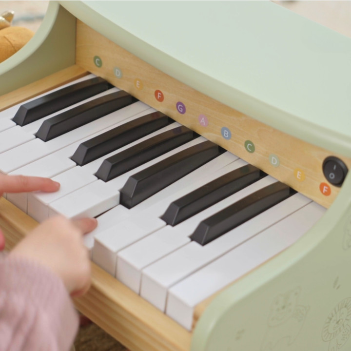 VIGA PolarB Drewniane Pianino dla Dzieci Nauka Gry Nutki Instrument Mo