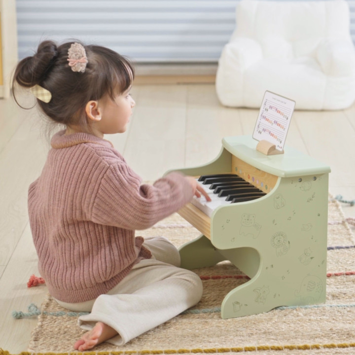 VIGA PolarB Drewniane Pianino dla Dzieci Nauka Gry Nutki Instrument Mo