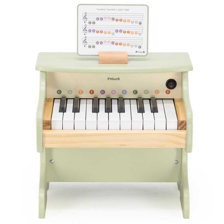 VIGA PolarB Drewniane Pianino dla Dzieci Nauka Gry Nutki Instrument Mo