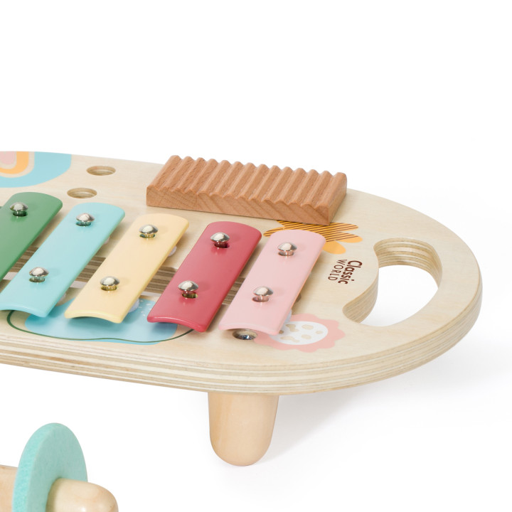 CLASSIC WORLD Zestaw Instrumenty Muzyczne dla Dzieci Cymbałki Bębenek 