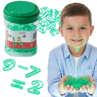 MASTERKIDZ Przezroczyste Liczby Do Panelu Świetlnego LED STEM