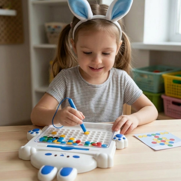 WOOPIE Tablica Magnetyczna dla Dzieci Montessori MagPad Królik