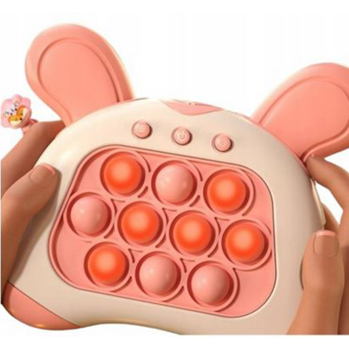 WOOPIE Gra POP IT Elektryczna Antystresowa Zręcznościowa Uszy Króliczk