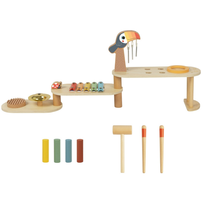 TOOKY TOY Edukacyjny Stolik Muzyczny -Tukan