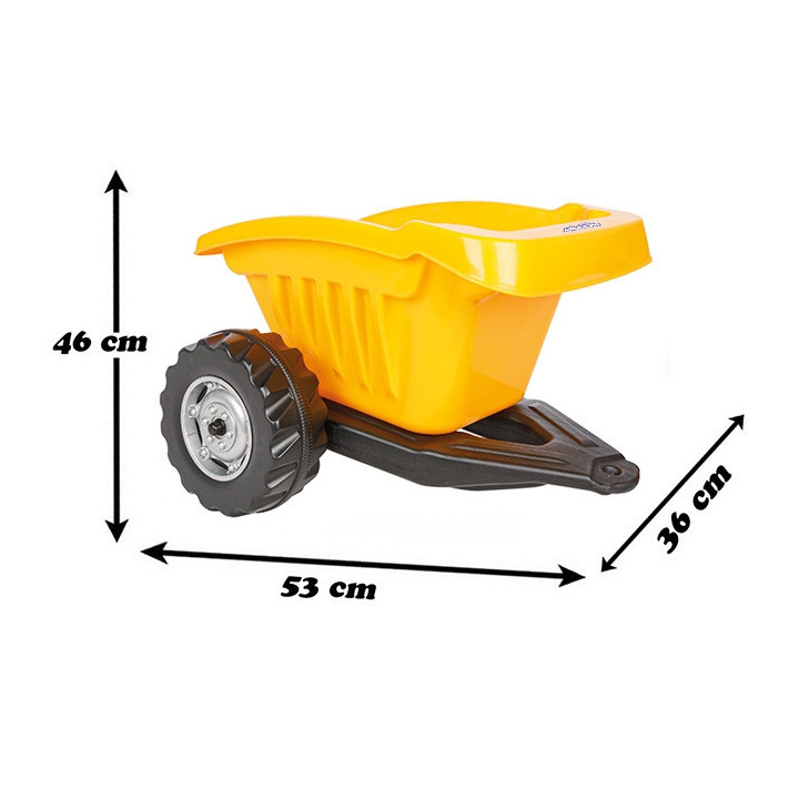 WOOPIE Przyczepka ACTIVE TRAILER Żółta 35 kg