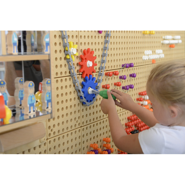 MASTERKIDZ Ręczne Narzędzia 6 Elementów Śrubokręt Klucz - Tablica Nauk