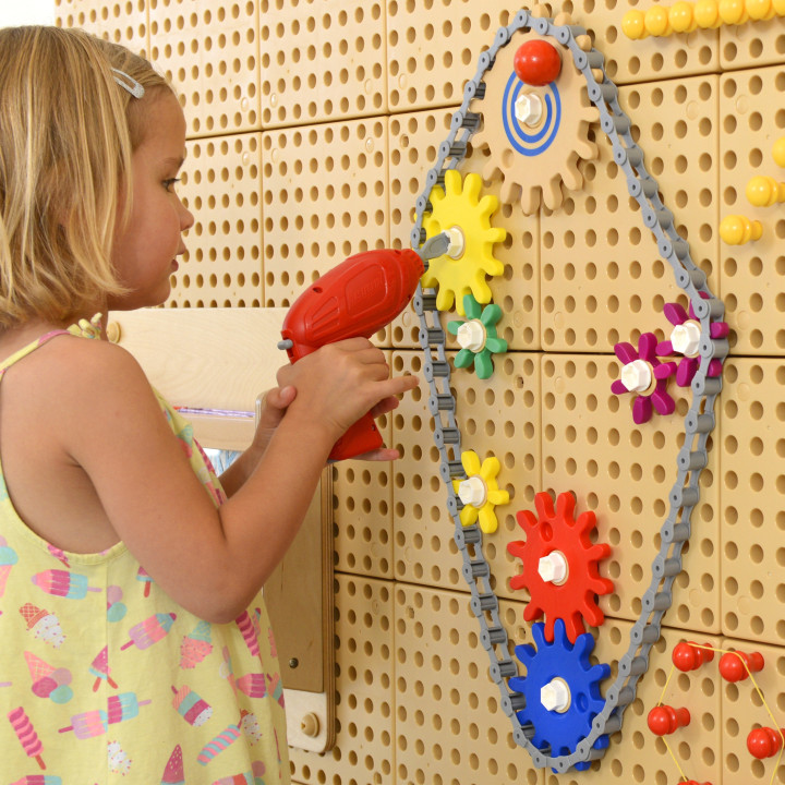 MASTERKIDZ Koła Zębate Zbuduj Własny Mechanizm - Tablica Naukowo-Kreat