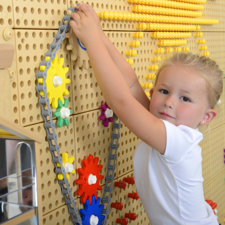 MASTERKIDZ Koła Zębate Zbuduj Własny Mechanizm - Tablica Naukowo-Kreat