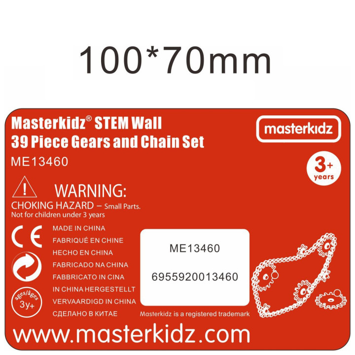 MASTERKIDZ Koła Zębate Zbuduj Własny Mechanizm - Tablica Naukowo-Kreat