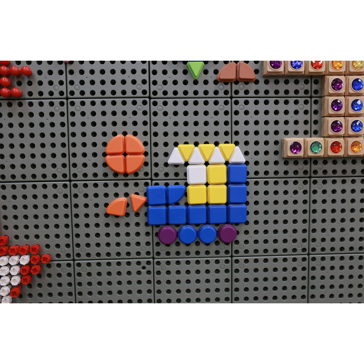 MASTERKIDZ Geometryczne Elementy Tablic 256 szt