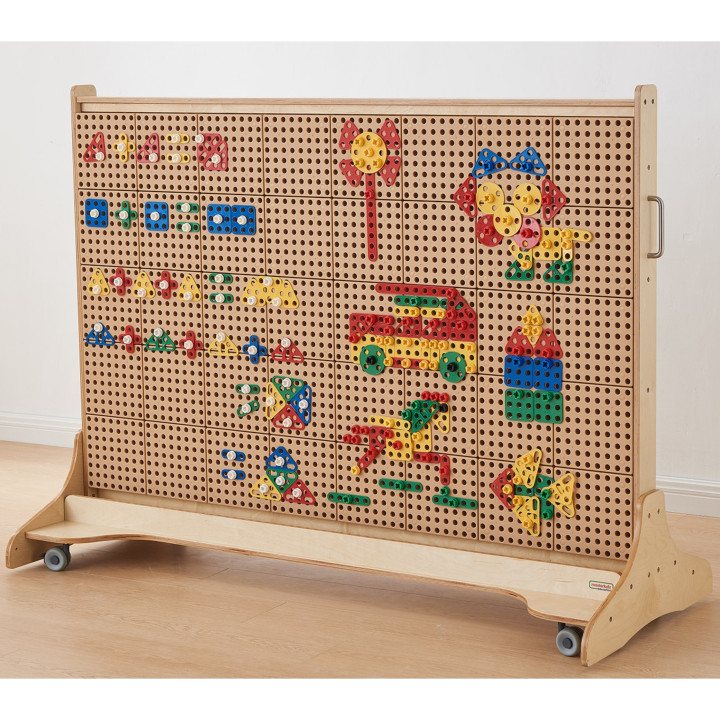 MASTERKIDZ Zestaw Geometrycznych Kształtów Klocków do Paneli Ściennych