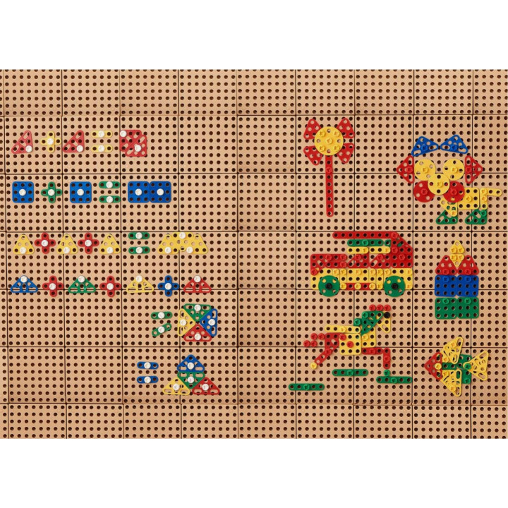MASTERKIDZ Zestaw Geometrycznych Kształtów Klocków do Paneli Ściennych