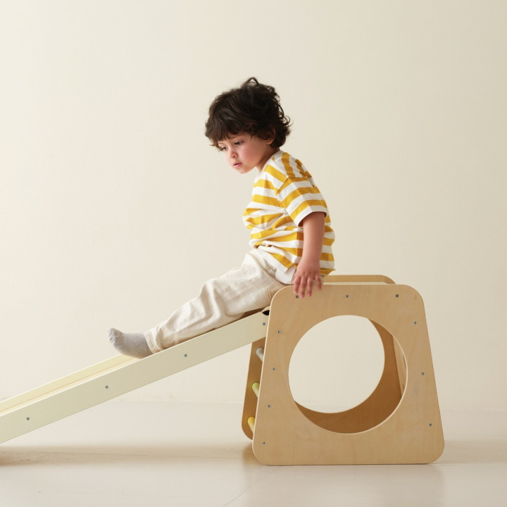 CLASSIC WORLD Drewniany Zestaw Wspinaczkowy Trójkąt Montessori 5w1 - P