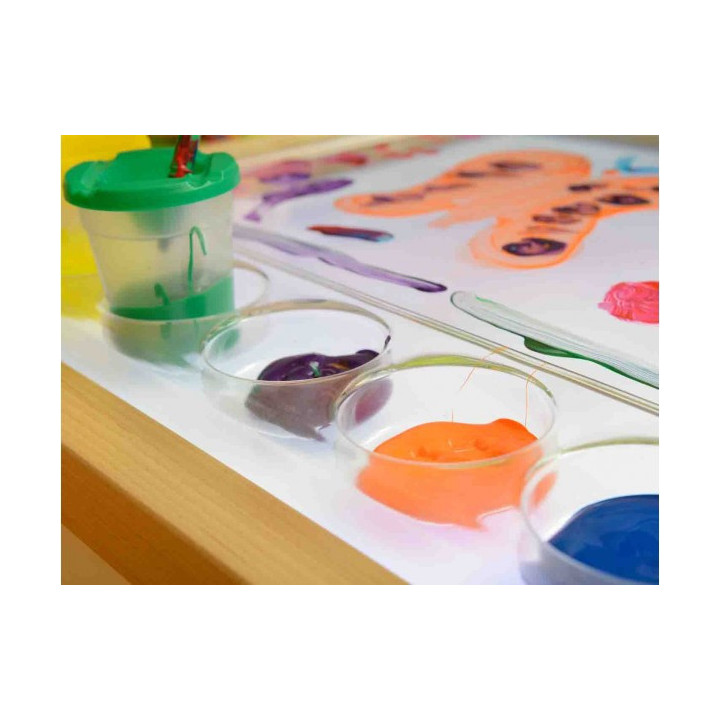 MASTERKIDZ Kwadratowa Taca do Malowania Montessori