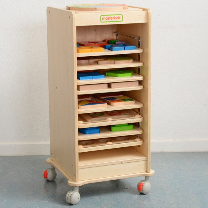 MASTERKIDZ Szafka Do Przechowywania Tabliczek Edukacyjnych