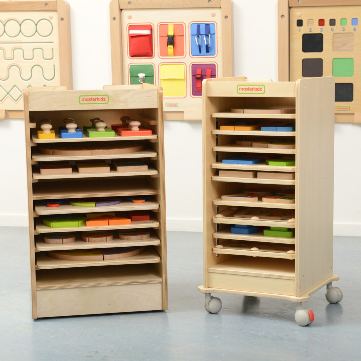 MASTERKIDZ Szafka Do Przechowywania Tabliczek Edukacyjnych