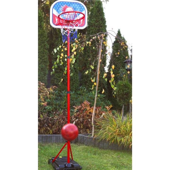WOOPIE Zestaw Koszykówka Wolnostojąca Regulowana Wysokość 90-170cm + P
