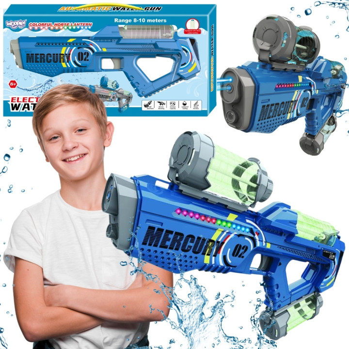 WOOPIE Pistolet na Wodę Elektryczny Automatyczny Merkury