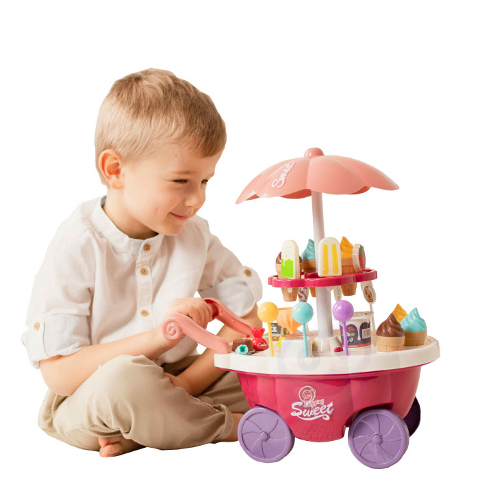 WOOPIE Sklep Food Truck Cukiernia Wózek Stoisko z Lodami Słodyczami Dź