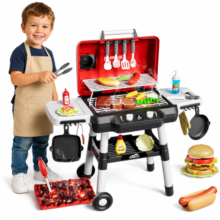 WOOPIE Grill Barbecue Kuchnia Ogrodowa Interaktywna LED Zestaw XL 31 e