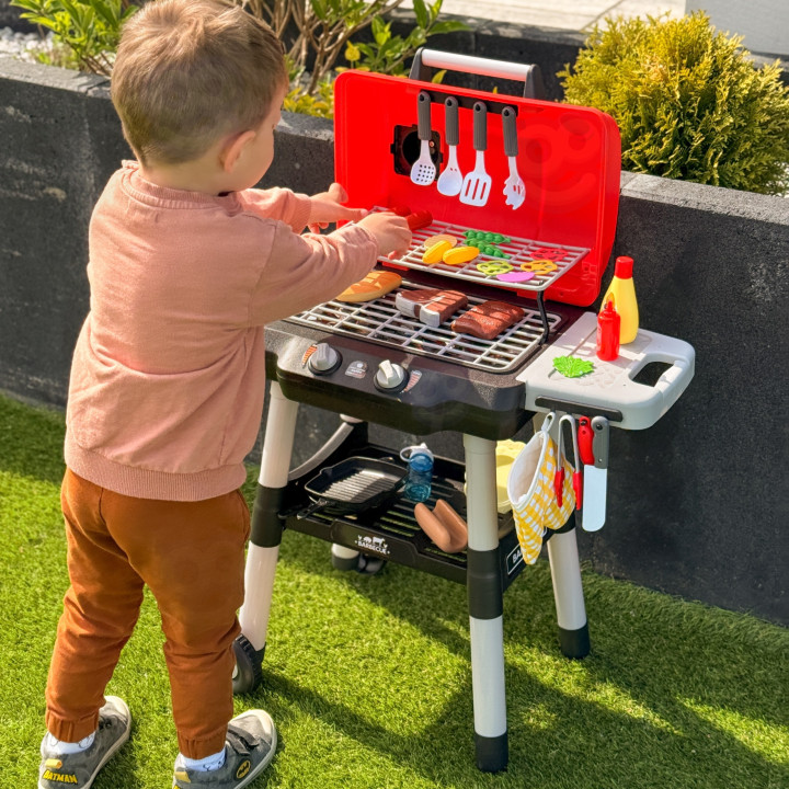 WOOPIE Grill Barbecue Kuchnia Ogrodowa Interaktywna LED Zestaw XL 31 e