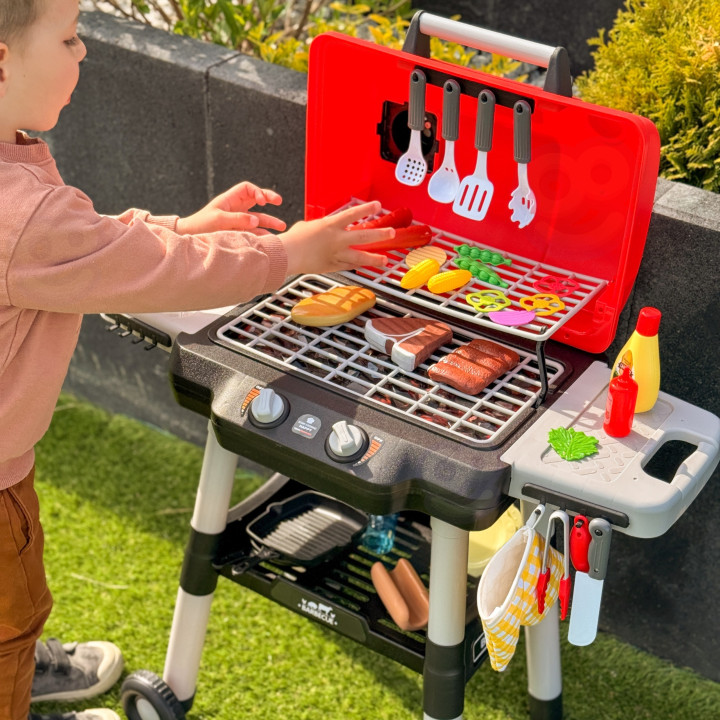 WOOPIE Grill Barbecue Kuchnia Ogrodowa Interaktywna LED Zestaw XL 31 e
