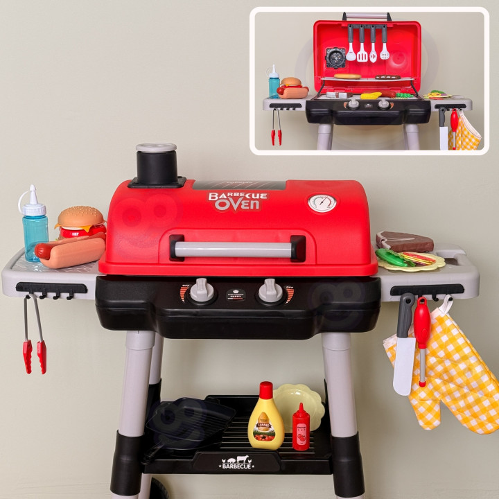 WOOPIE Grill Barbecue Kuchnia Ogrodowa Interaktywna LED Zestaw XL 31 e